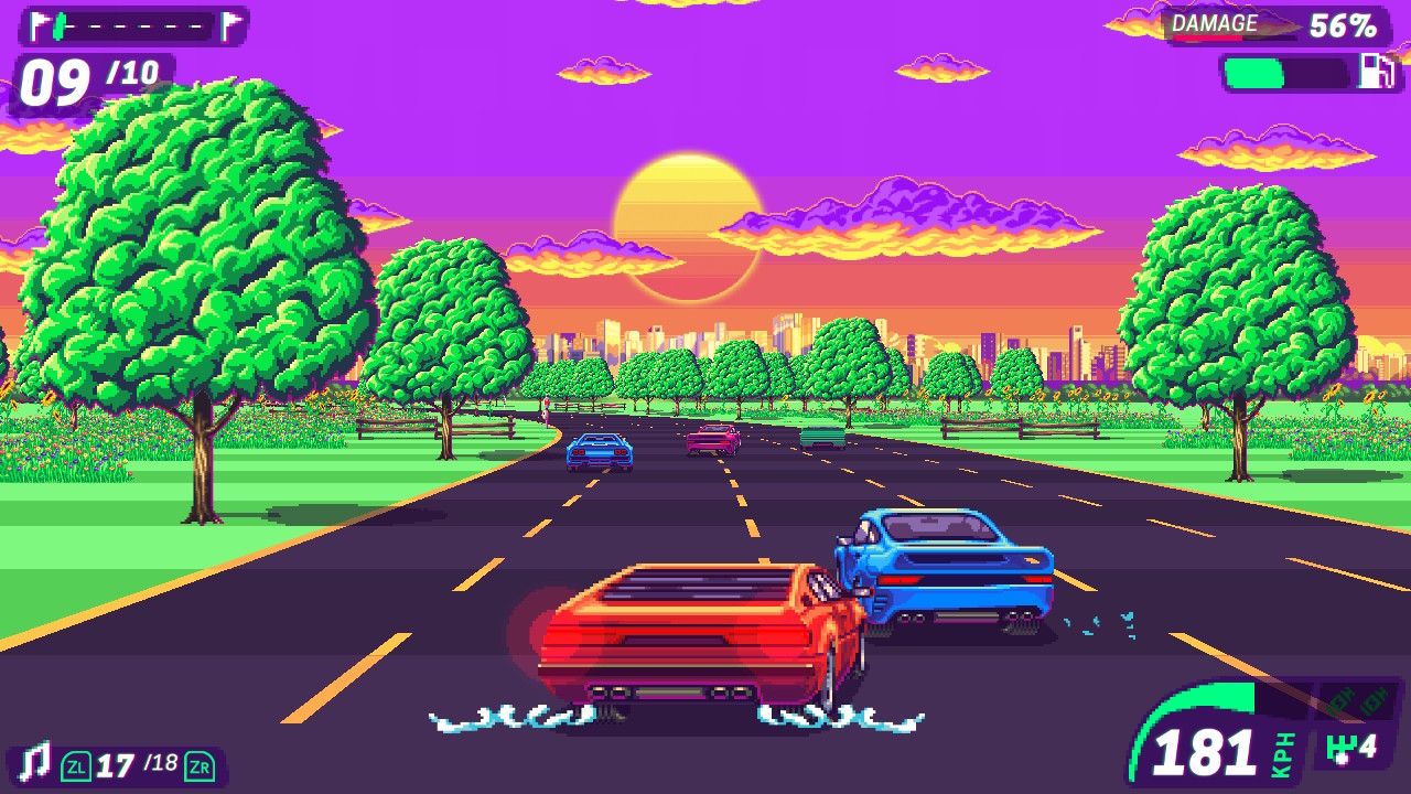 80s OVERDRIVE - Retro-awesome racing game.